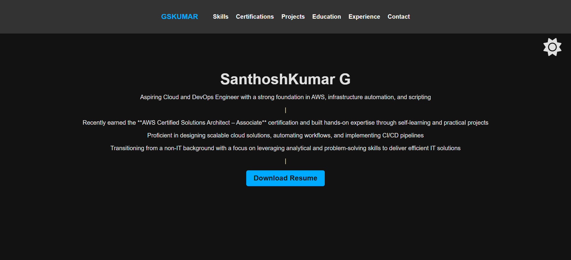 Portfolio Screenshot